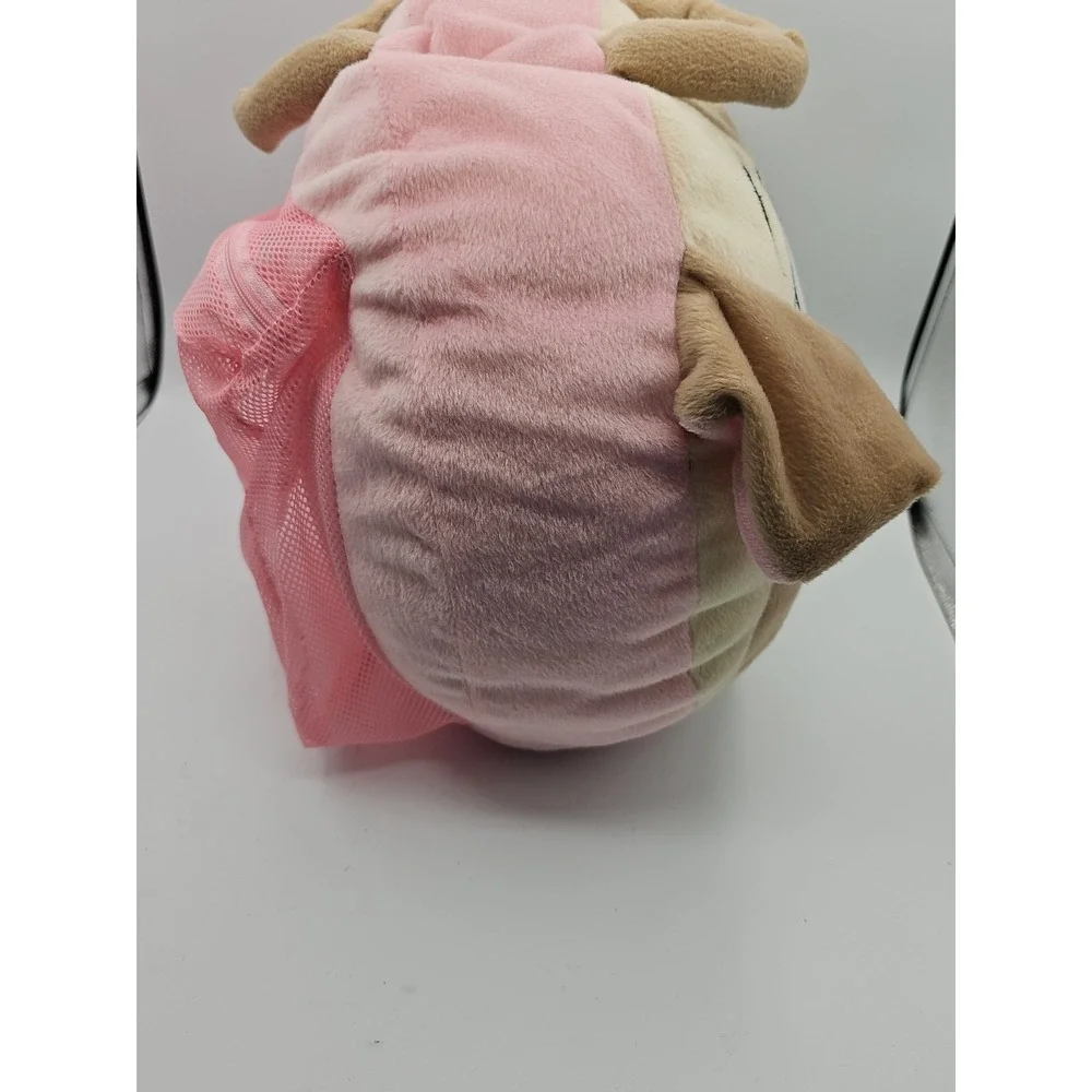 Totally Me Pink Pug Dog Plush Throw Pillow 16